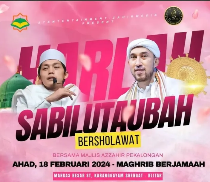 Link Live Streaming Harlah Sabilu Taubah Bersama Gus Iqdam Di Markas