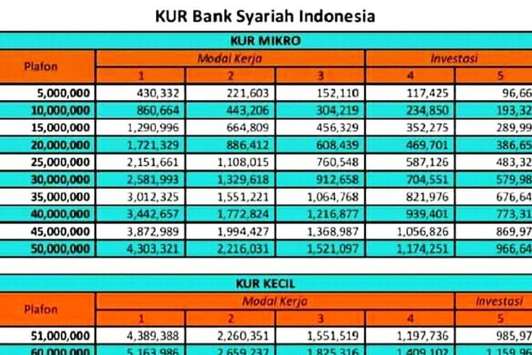 KUR BSI 2023 Trenggalek Limit Pinjaman Rp 500 Juta Cair Ini Jenis