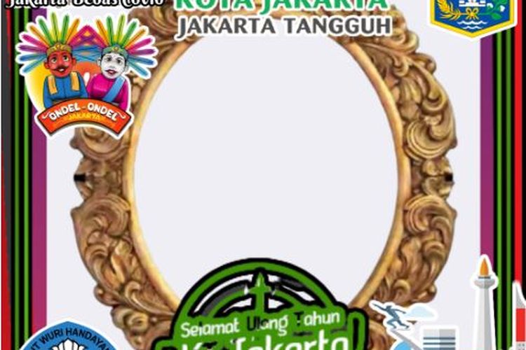 Ragam Link Twibbon Hut Dki Jakarta Ke Tahun Bingkai Foto