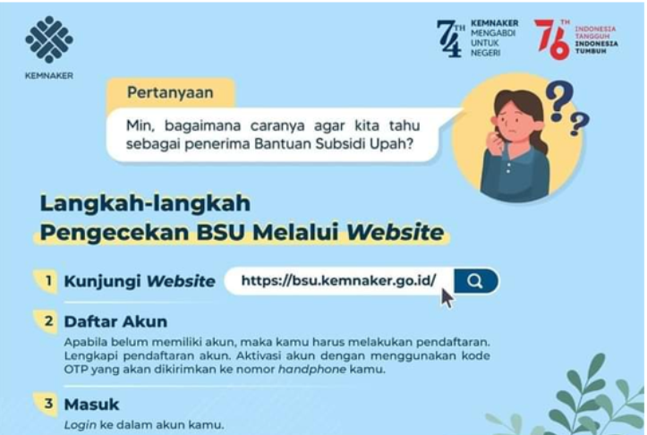 Cek Nama Penerima Bantuan Gaji Bsu Cair Rp Jt Untuk Pekerja Dari