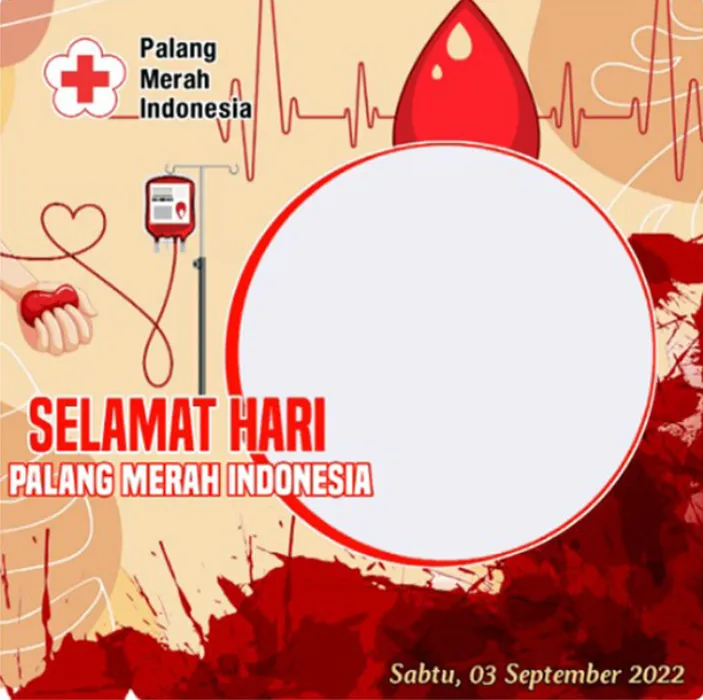 15 Link Twibbon Hari Palang Merah Indonesia Ke 77 3 September 2022