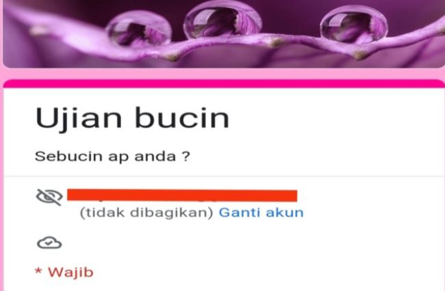 Link TES Ujian Bucin Viral TikTok 2022 Submit Pakai Docs Google Form