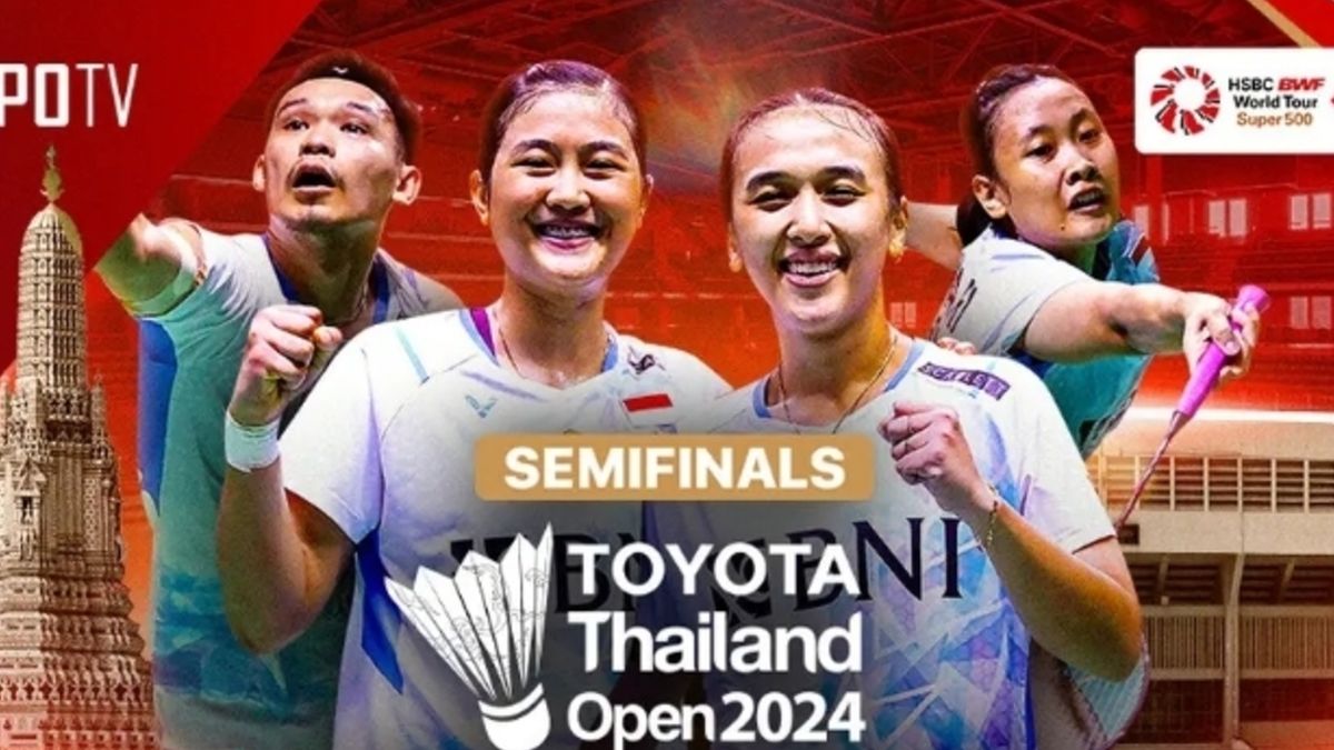 Jadwal Semifinal Thailand Open 2024 Dan Jam Tayang Dua Wakil Indonesia