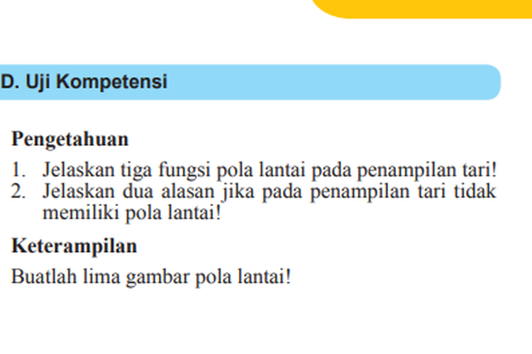 Kunci Jawaban Seni Budaya Kelas 7 Halaman 177 Uji Kompetensi Fungsi