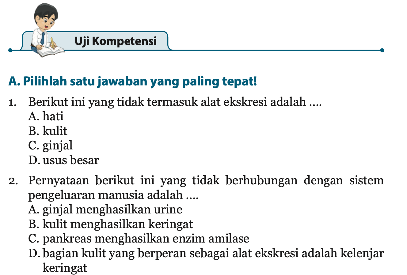 Kunci Jawaban Uji Kompetensi Ipa Kelas Halaman