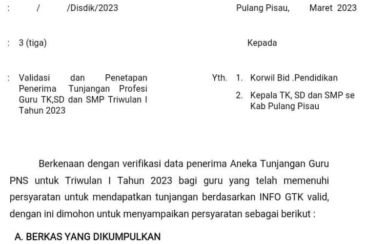 Kabar Terbaru Pencairan Tpg Atau Sertifikasi Guru Triwulan Tahun