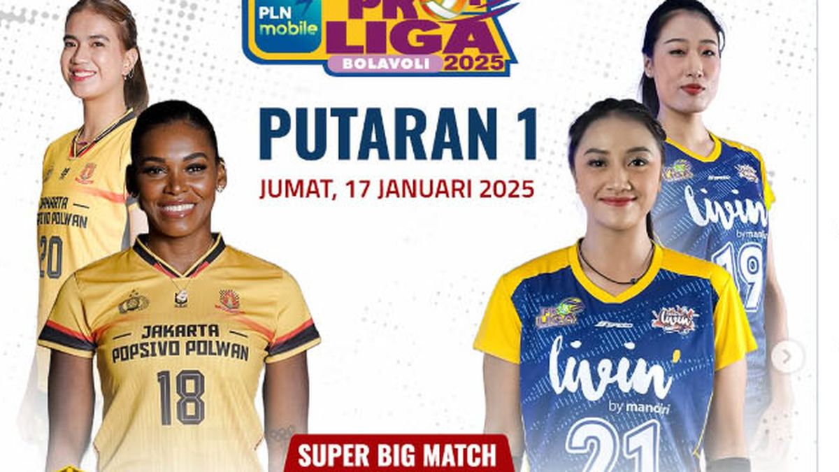 Jadwal MOJI TV Jumat 17 Januari 2025 Ada Live Proliga 2025 Tercyduk