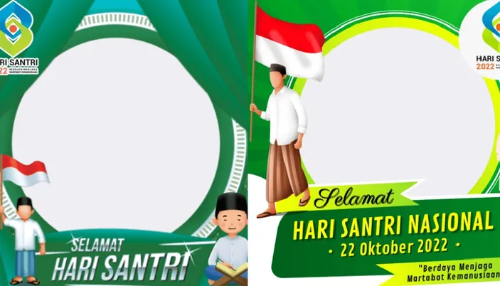 Link Twibbon Hari Santri Nasional Desain Unik Dan Bisa