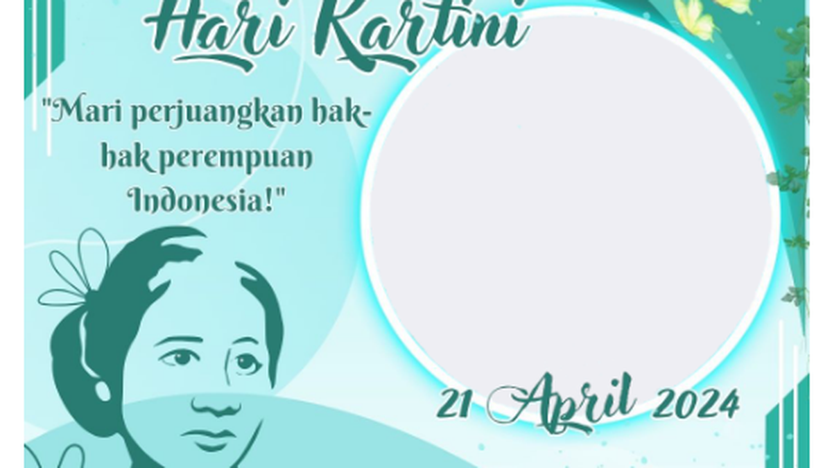 15 Link Twibbon Hari Kartini 2024 Dengan Desain Anyar Dan Cantik Cocok