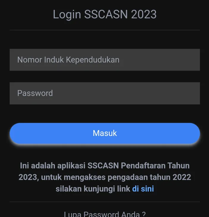 Pendaftaran Akun Cpns Hari Ini Cara Buat Akun Baru Sscasn Per