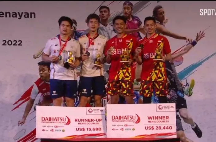 Hasil Drawing Indonesia Open 2022 Duet Fajar Alfian Muhammad Rian