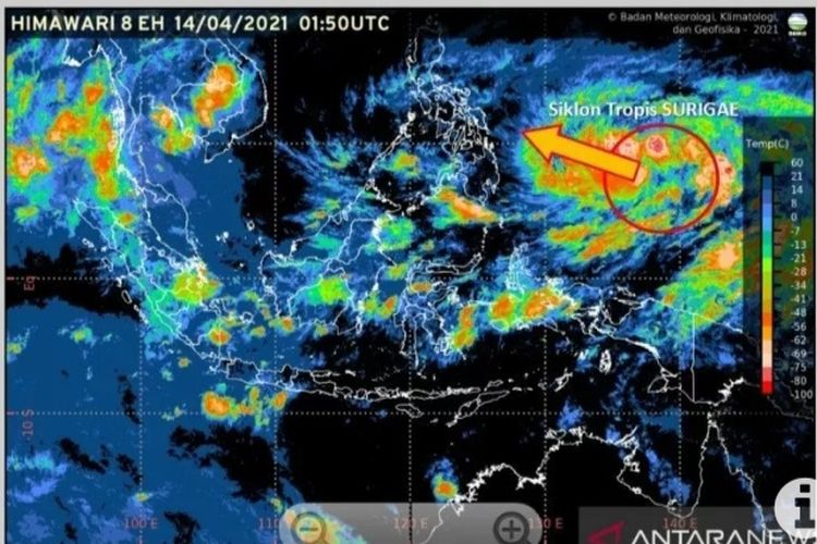 Waspada Cuaca Ekstrem Bmkg Laporkan Pembentukan Siklon Tropis Rai Di