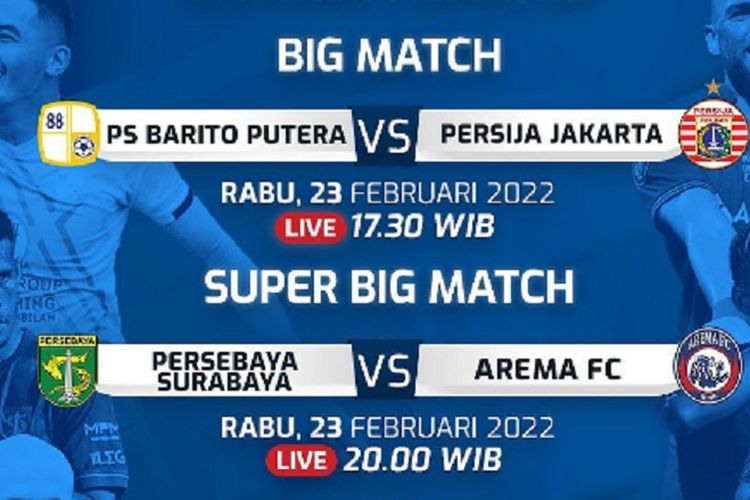 Sore Sore Nonton Bola Live INDOSIAR PS Barito Vs Persija Jakarta