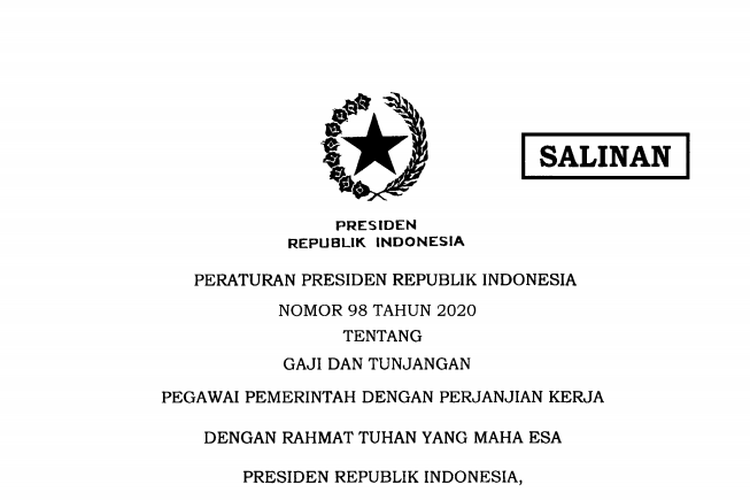 Besaran Gaji Tunjangan Serta Cuti Bagi Pegawai Pppk Menurut Peraturan