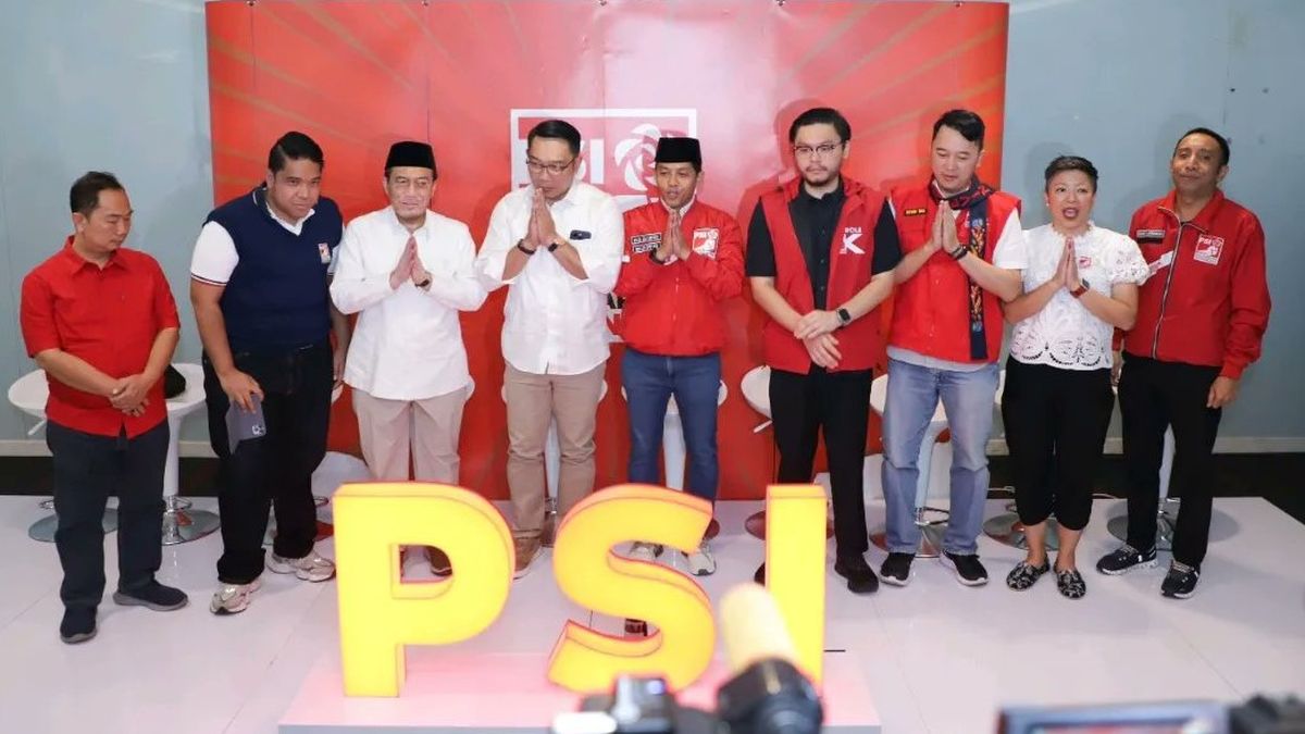 Maju Di Pilkada DKI Jakarta 2024 PSI Usung Ridwan Kamil Suswono