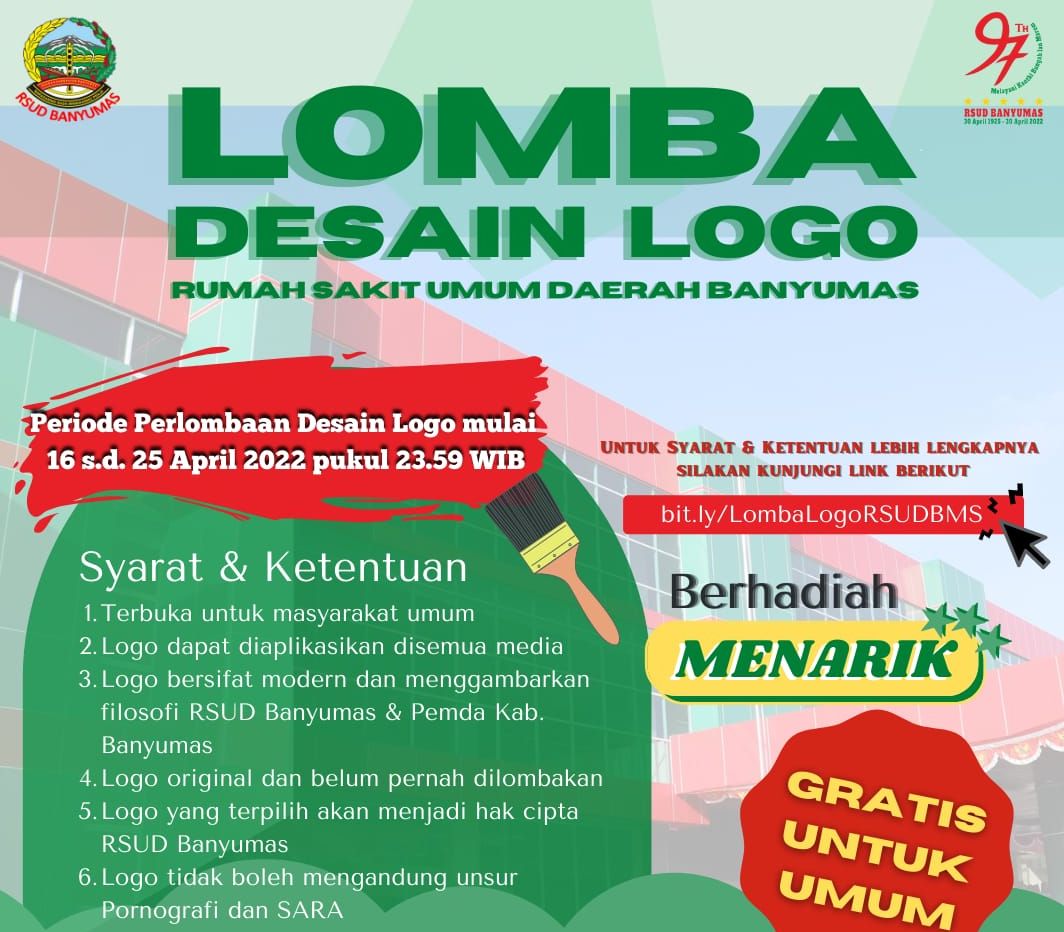 RSUD Banyumas Adakan Lomba Desain Logo Rayakan HUT Ke 97 Tahun