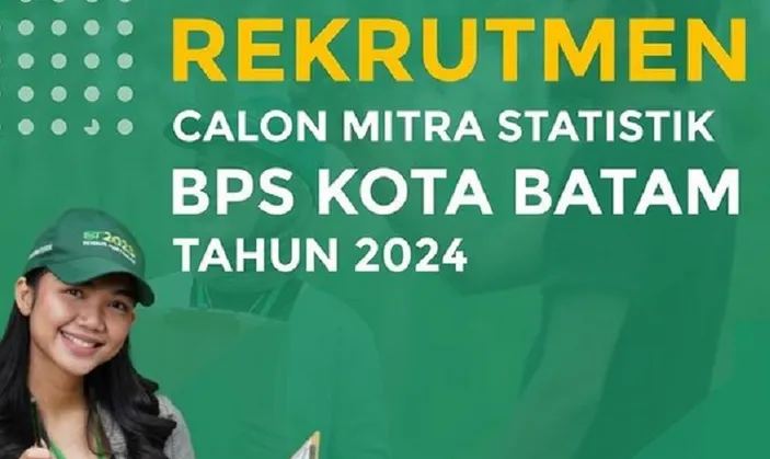 BPS Batam Buka Rekrutmen Besar Besaran Untuk Mitra Statistik 2024