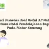 Kunci Jawaban Soal Modul 3.7 Materi Pemetaan Model Pembelajaran Bagian 2 Pada Pintar Kemenag