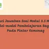 Kunci Jawaban Soal Modul 3.5 Materi Model-model Pembelajaran Bagian 4 Pada Pintar Kemenag 