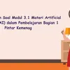 Kunci Jawaban Soal Modul 3.1 Materi Artificial Intelligent (AI) dalam Pembelajaran Bagian 1 Pintar Kemenag