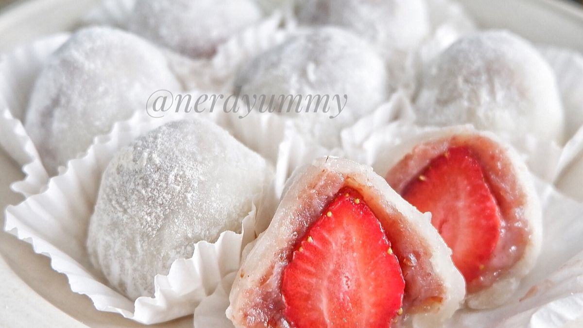 Resep Dan Cara Membuat Mochi Daifuku Kue Khas Jepang Yang Kenyal