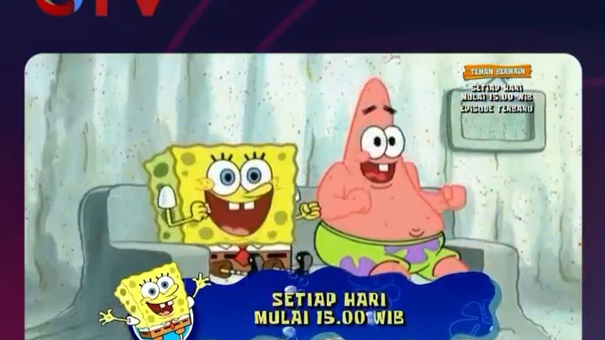 Jadwal Acara GTV Hari Ini Sabtu 13 Juli 2024 SpongeBob SquarePants Movie Naruto Shippuden Dan