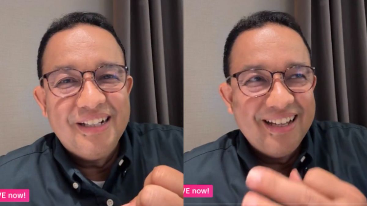 Anies Baswedan Ditertawakan Anaknya saat Mulai 'Live' TikTok