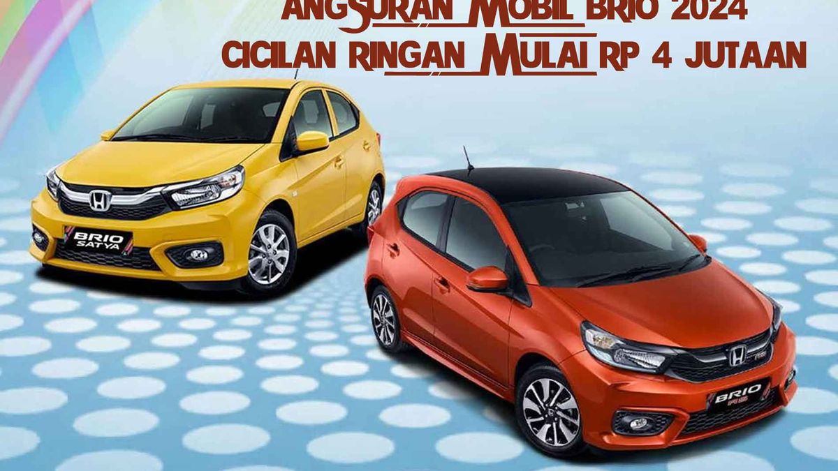 DP Dan Tabel Angsuran Honda Brio 2024: Cicilan Ringan Mulai Rp 4 Jutaan ...