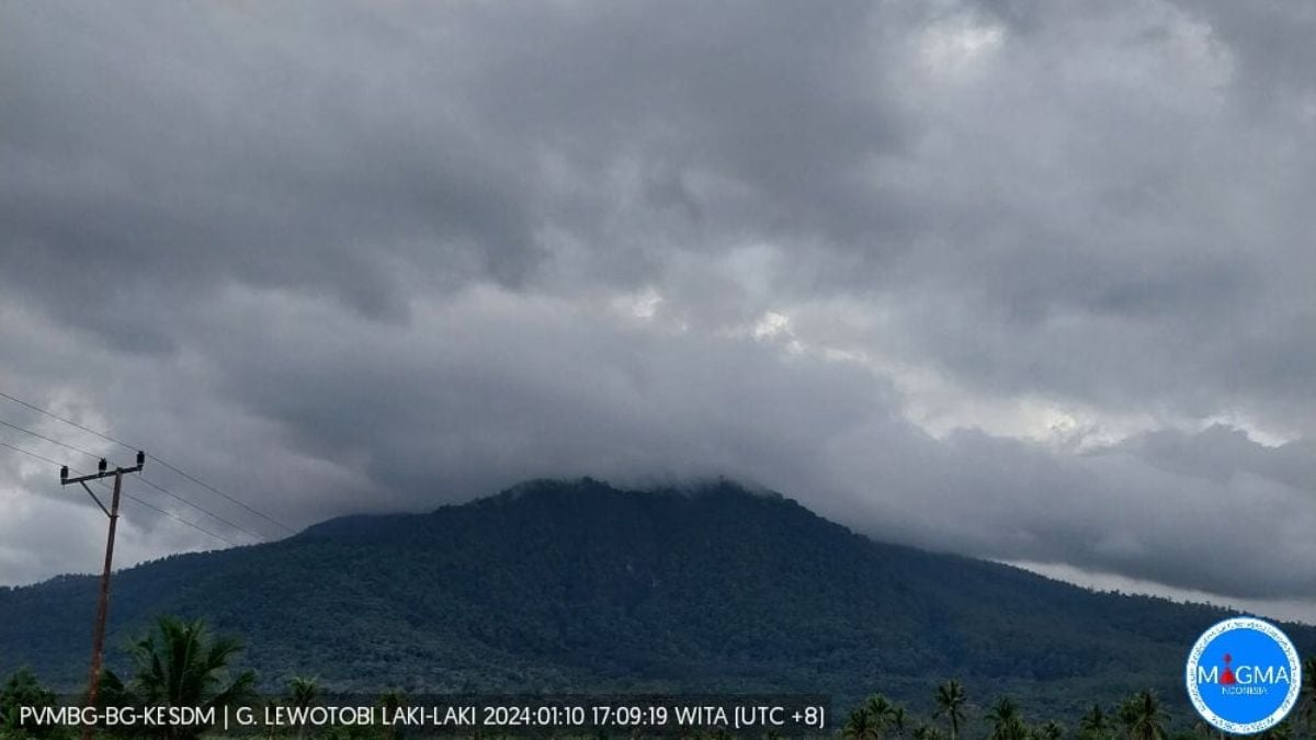 Gunung Lewotobi Laki-laki Masih Berstatus AWAS, PVMBG: Di Nobo Dan ...