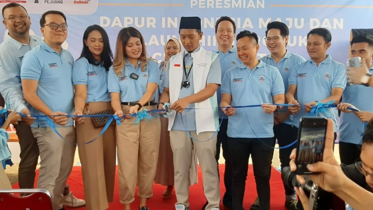 TKN Fanta Resmikan Dapur Indonesia Maju, Sebut Banyak Manfaat Jika Prabowo-Gibran Menang