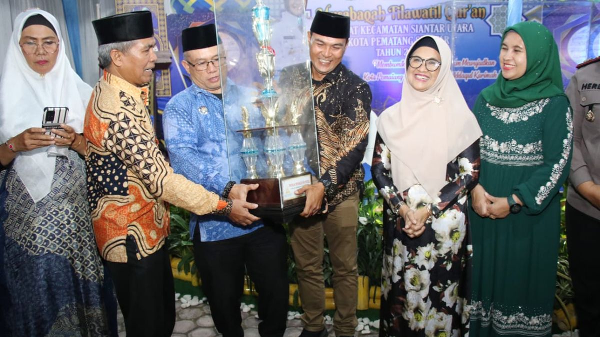 Kelurahan Martoba Juara Umum Mtq Ke 53 Kecamatan Siantar Utara Dr Susanti Jalan Mengedukasi 0335