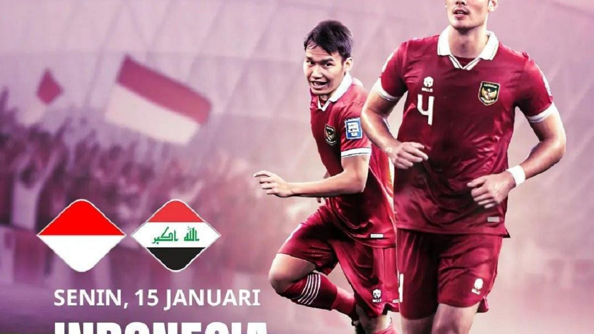 Piala Asia 2023: Indonesia vs Irak Hari Ini, 15 Januari 2024 Nonton di