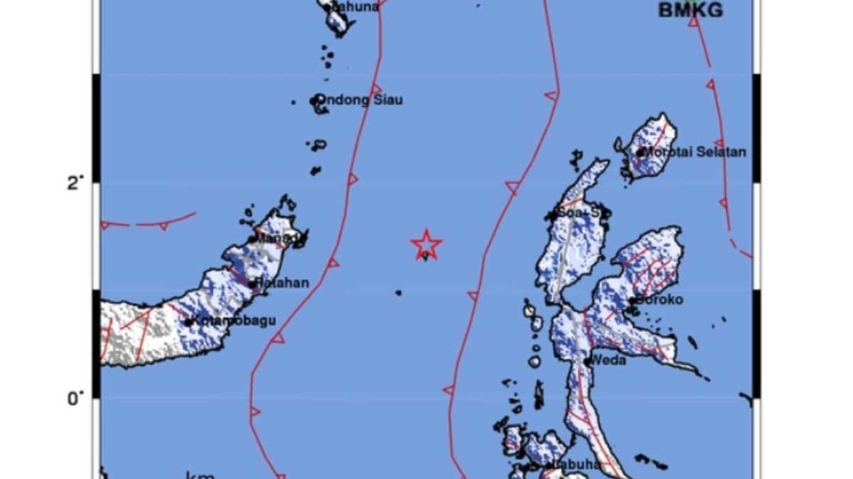 Info BMKG: Gempa Jailolo Maluku Utara M5.0 Berpusat Di Laut, Guncangan ...