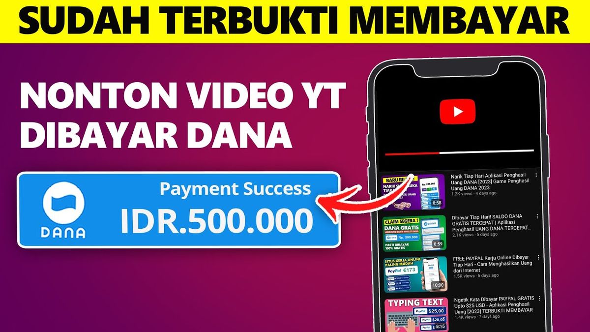 Cara Mendapatkan Saldo DANA 500 Ribu Gratis Dari 10 Game Penghasil Uang ...