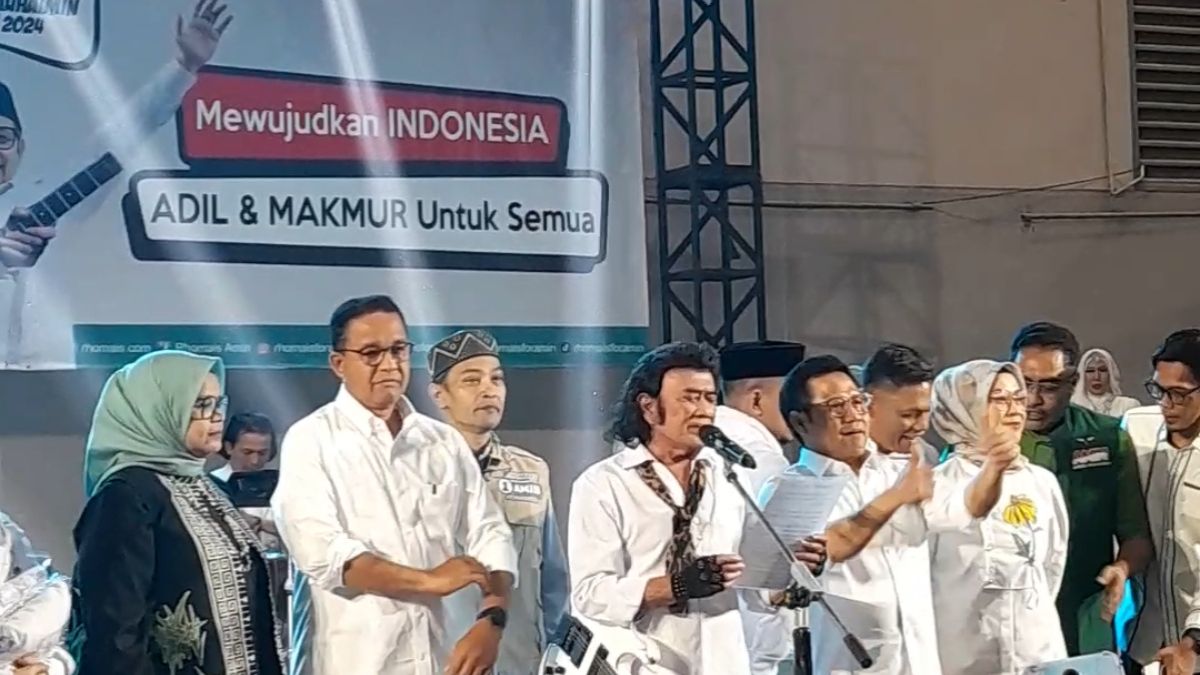 Rhoma Irama Deklarasikan Dukungan Untuk Anies Dan Cak Imin Di Pilpres 2024