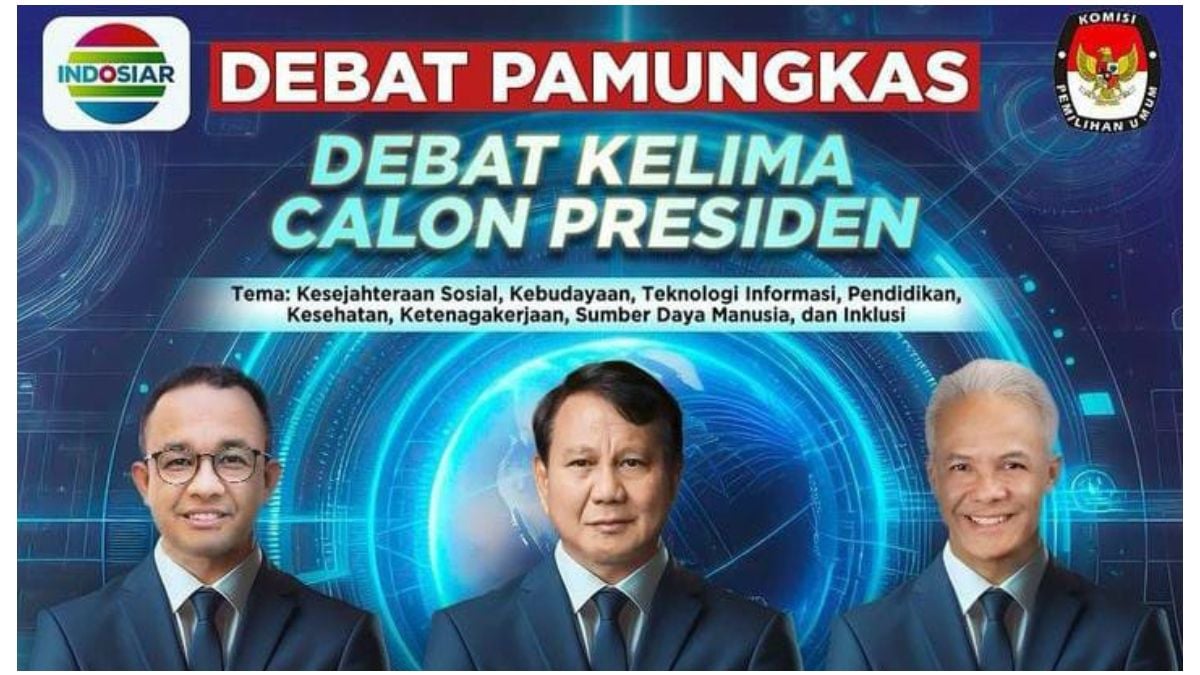 Jadwal Acara Indosiar Minggu 4 Februari 2024 Debat Capres Cawapres