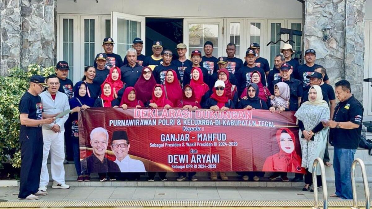 Purnawirawan Polri Se-Kabupaten Tegal Deklarasi Dukung Ganjar-Mahfud ...