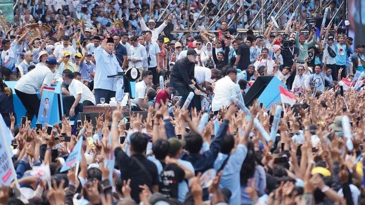 Menjelang Masa Tenang Prabowo Subianto Gelar Kampanye Akbar Di Gbk