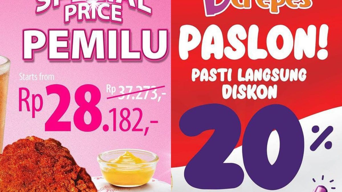 17 Promo Pemilu 2024, Tunjukkan Jari Bertinta Ungu Tanda Sudah Nyoblos