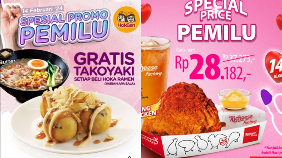 Daftar Promo Makanan Dan Minuman Pemilu 2024 Kota Bandung: Ada Pizza ...