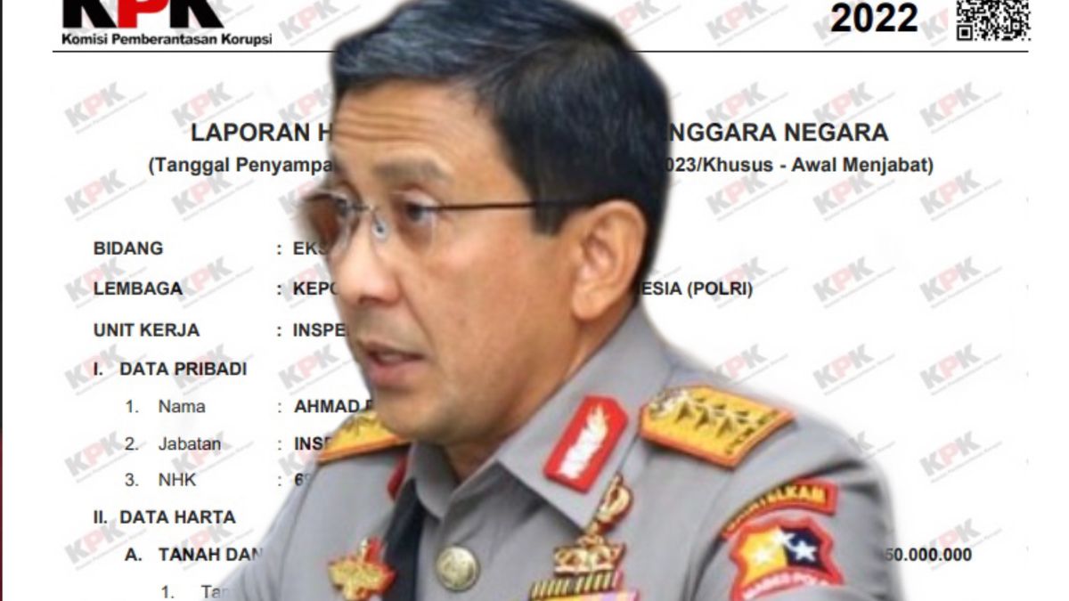 Begini Profil Dan Kekayaan Irwasum Polri Komjen Pol Ahmad Dofiri ...