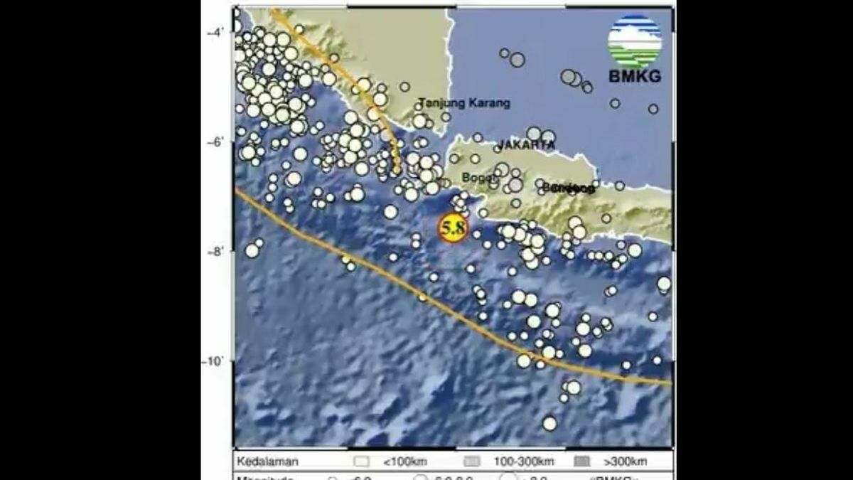 Breaking News Gempa Magnitudo 5 8 Guncang Banten Getaran Terasa