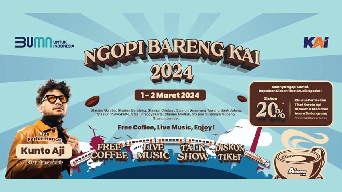 Promo KAI, Diskon 20 Persen Tiket Kereta Lebaran 2024, Periode