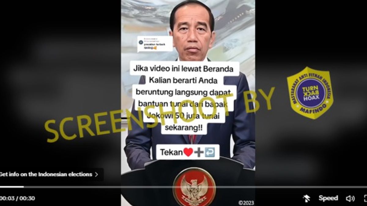 Cek Fakta Benarkah Presiden Jokowi Bagikan Uang Tunai Rp 50 Juta Di