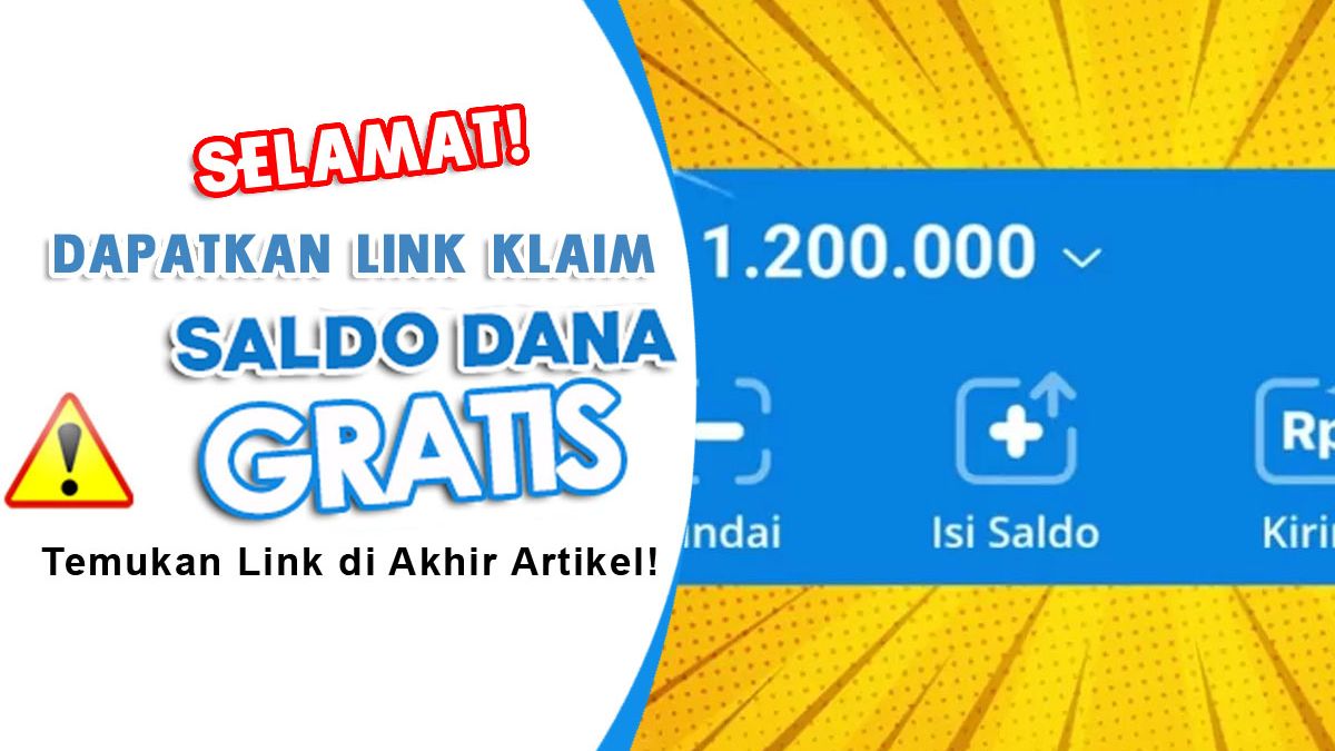 Selamat Kamu Dapat Link Klaim Saldo Dana Gratis Rp Hari Ini