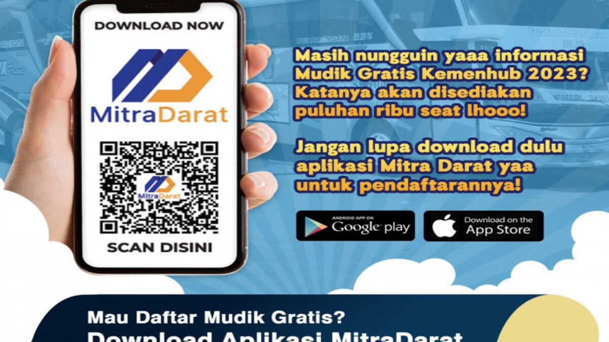 Cara Daftar Mudik Gratis 2024 Kemenhub, Tinggal Download Aplikasi Ini ...