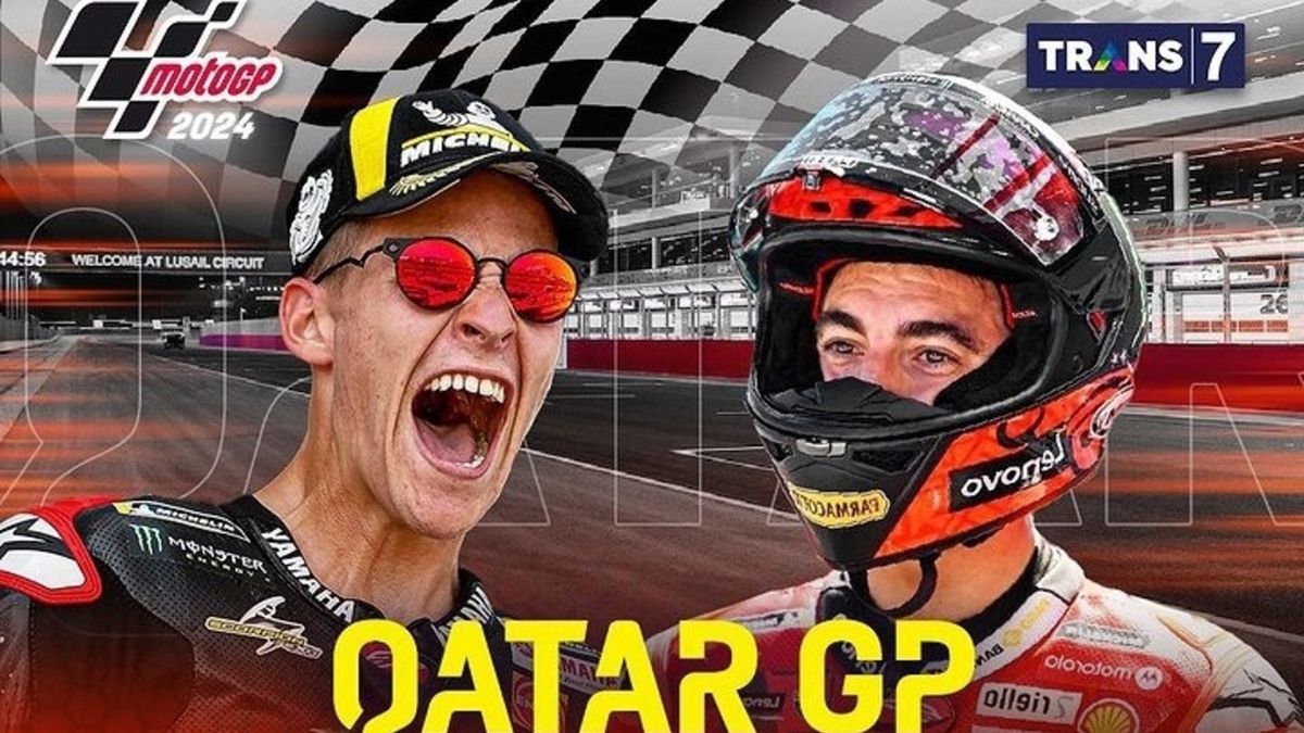 Jadwal MotoGP 2024 Qatar Hari Ini 10 Maret di Trans7 Siaran Langsung