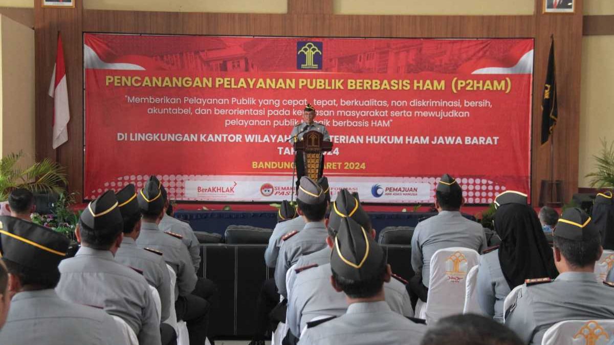 Kemenkumham Jabar Canangkan Deklarasi Pelayanan Publik Berbasis HAM ...