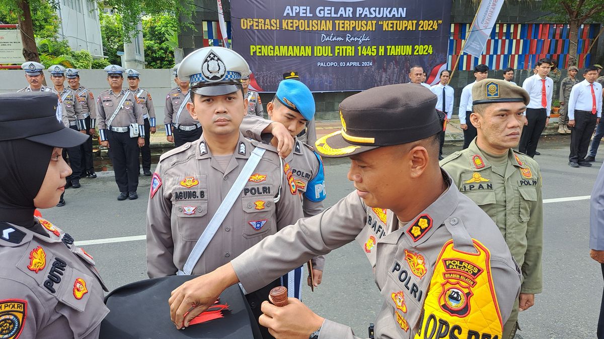 Apel Gelar Pasukan OPS Ketupat 2024, 6 Pos 80 Personil Polres Palopo ...