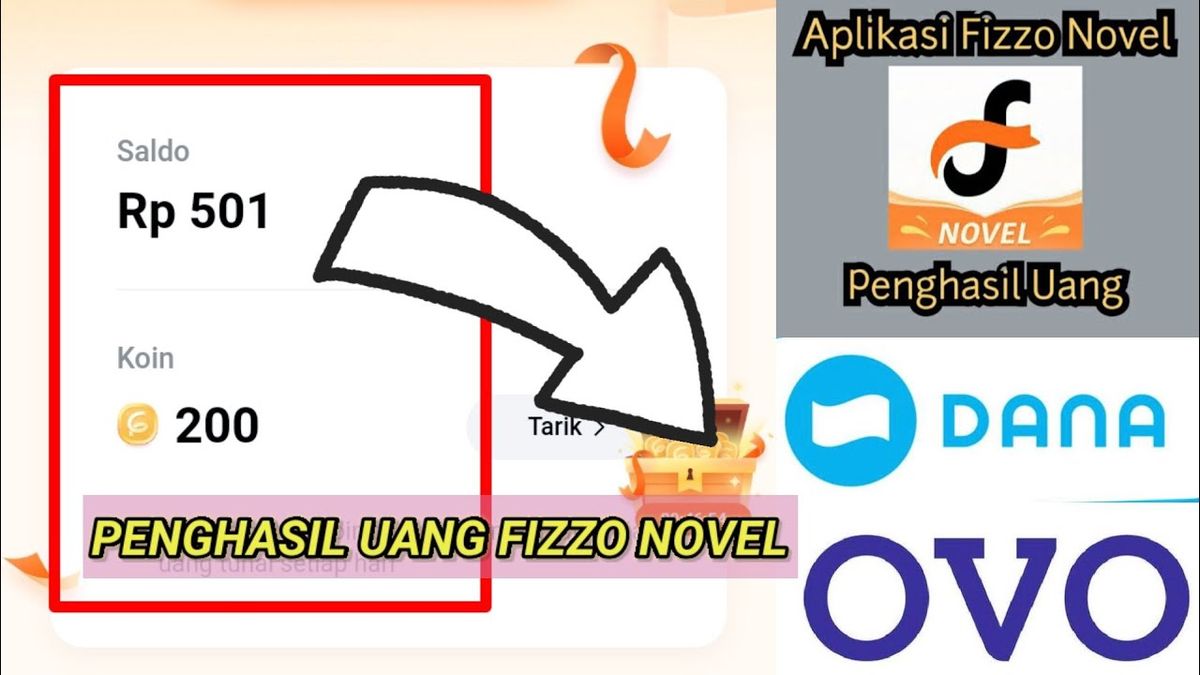 Cara Mendapat Saldo DANA dari Fizzo Novel, Aplikasi Baca Novel